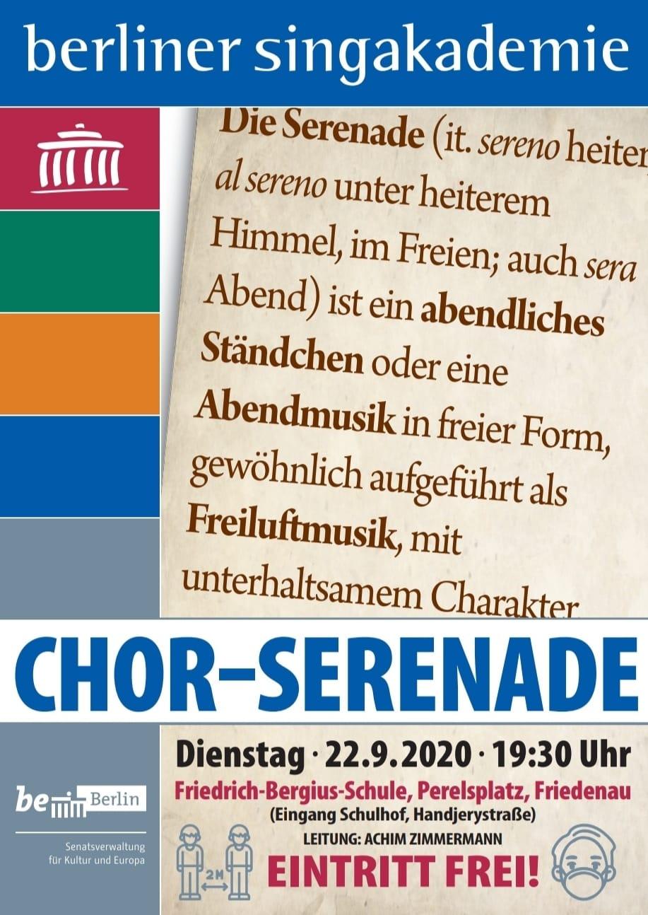 Chor-Serenade BSA Herbst 2020